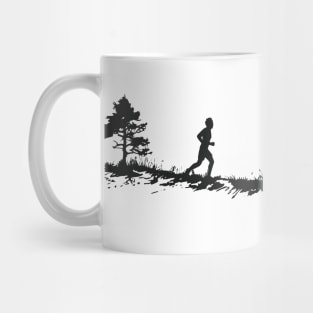 Trail Running Design For Runners Mug